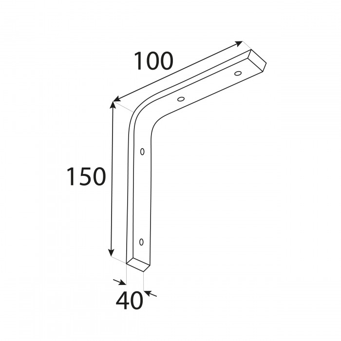Konsole, Regalhalter WDG Velano - 3