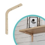 2x Konzole na police lehká - buk - WDGL Velano - 5