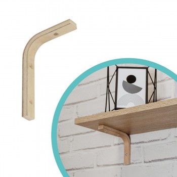 2x Konzole na police lehká - buk - WDGL Velano - 1