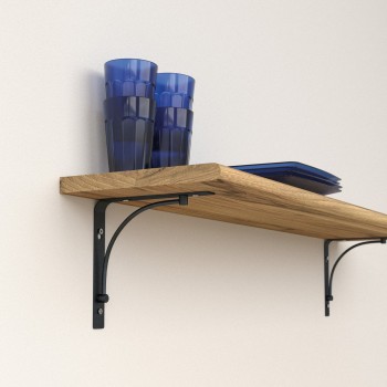 Dekorativní držák na police - ocel - BOW Velano - 7