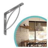 Dekorativní držák na police - ocel - TRAMP