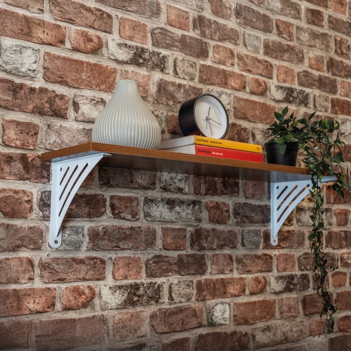 copy of Dekorativní držák na police - ažurové ocel - BOW Velano - 3