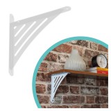 copy of Dekorativní držák na police - ažurové ocel - BOW Velano - 1