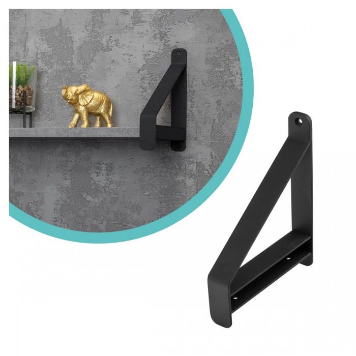 Konzole/držák police - černá - WFC Domax Home - 1