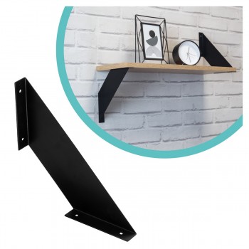 Konzole/držák police - černá - WFD Domax Home - 1