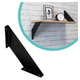 Konzole/držák police - černá - WFD Domax Home - 1