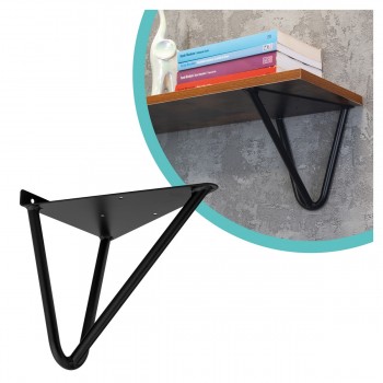 Konzole/držák police - černá - WFG Domax Home - 1