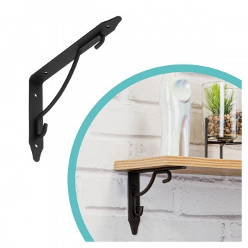 Konzole/držák police - černá - WFK Domax Home - 4