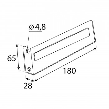 Konzole/držák police - černá - WFS Domax Home - 2