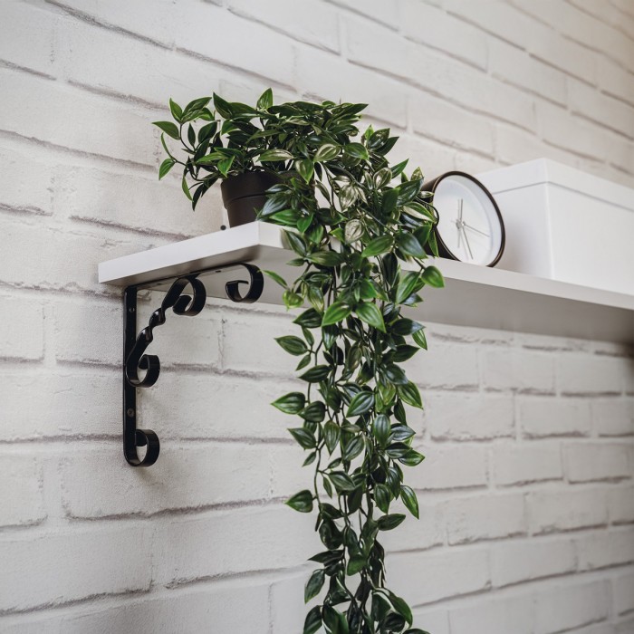 Dekorativní držák na police - ocel - WO Velano - 12