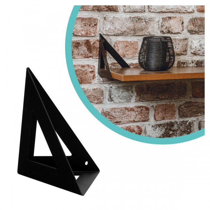 Podpěra police LOFT černá 120x120x120 - WOL 1 Velano - 1