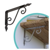 Dekorativní držák na police - ocel - WOZ Velano - 4