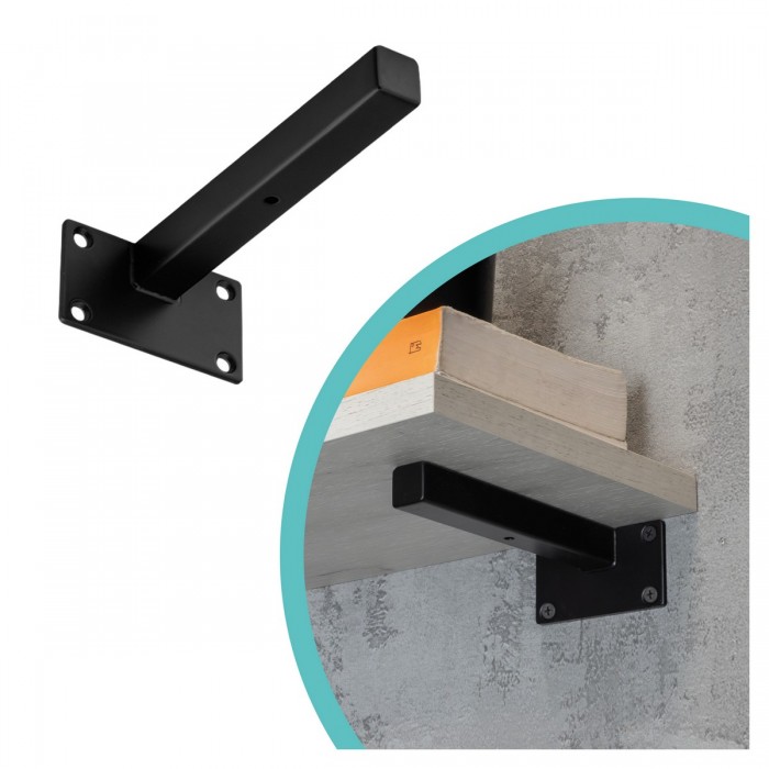 Konzole/držák police - černá - WFI Domax Home - 1