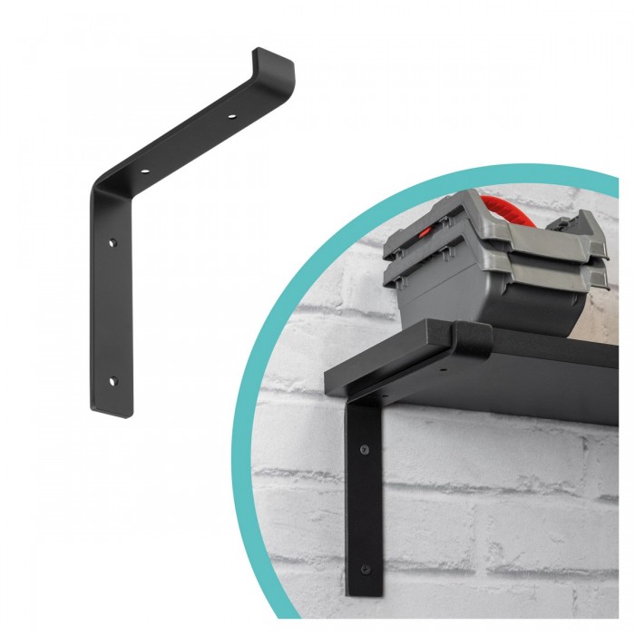 Konzole/držák police - černá - WFL Domax Home - 1