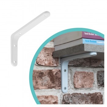 Konzole/držák police - bílá - hliníková - WFM Domax Home - 1