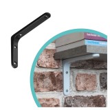 Konzole/držák police - černá - hliníková - WFM