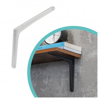 Konzole/držák police - bílá - hliníková - WFT Domax Home - 4