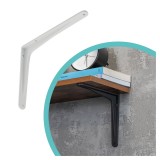 Konzole/držák police - bílá - hliníková - WFT Domax Home - 4