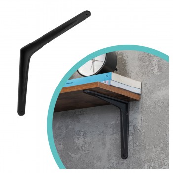 Konzole/držák police - černá - hliníková - WFT