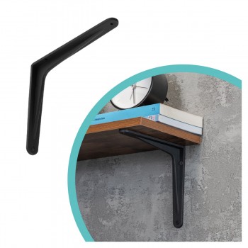 Konzole/držák police - černá - hliníková - WFT