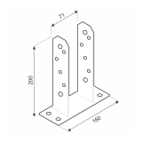 Stützenfuß PST – typ TT GRUNDLINE - 3