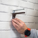 Rovný držák police bílá - WSPP Velano - 10