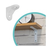 Konzole/držák police - jednoduchý bílý - WSM Velano - 1