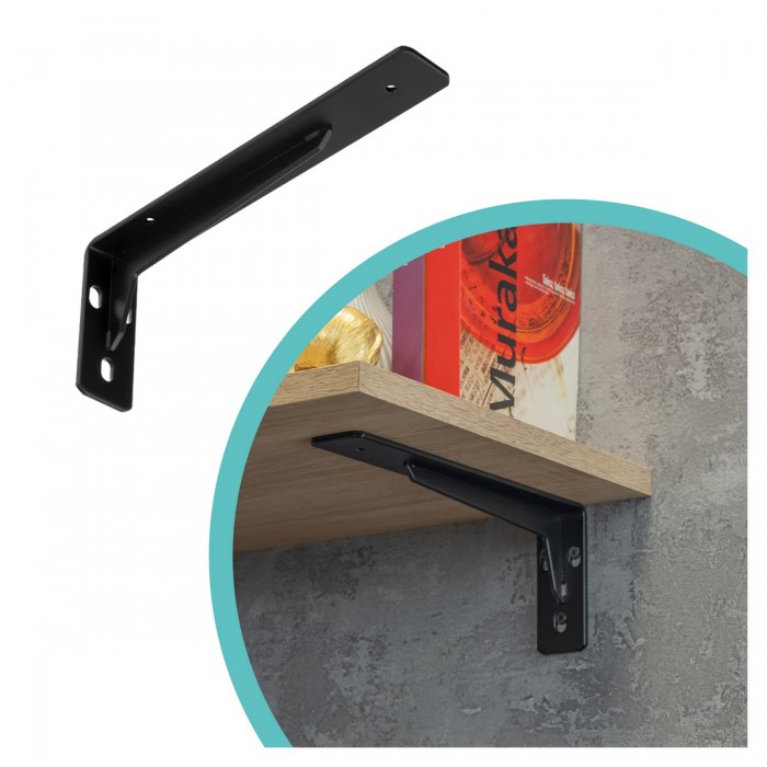 Konzole/držák police - černá - WFW Domax Home - 1