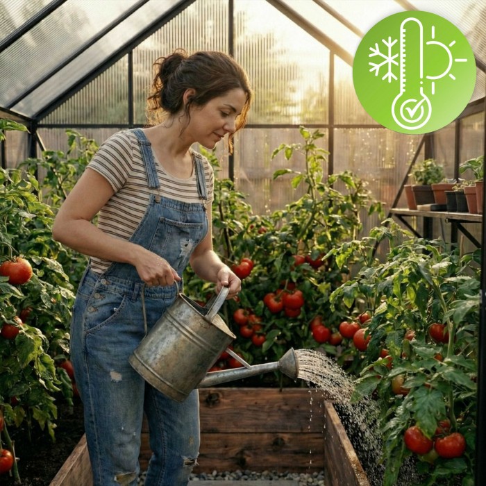 Polykarbonátový zahradní skleník - černý - Verbena II - 3x2,5m GRINDI - 5