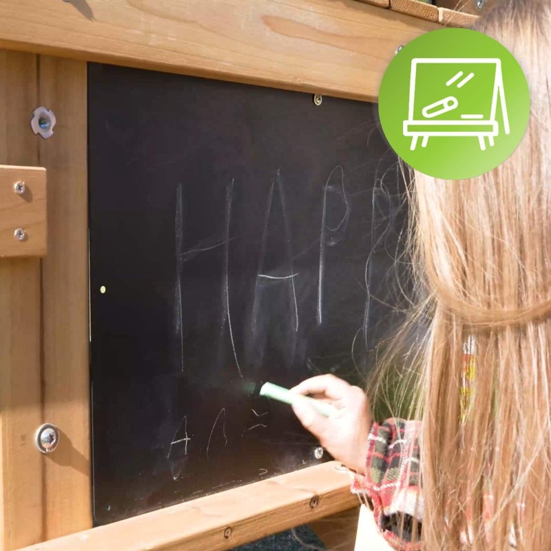 copy of Plac zabaw ogrodowy dla dzieci huśtawka drewniana 3 osobowa Funland I GRINDI - 13