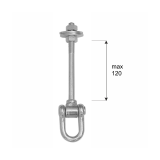 Schaukelhaken Typ C- MHC 120-130 DMX - 3