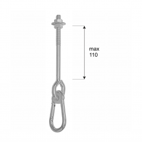 Schaukelhaken Typ A - MHA 110-130 DMX - 2