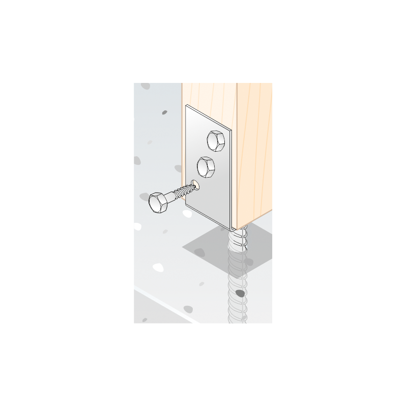 Holzschraube PWD 50-60x10 DMX - 5
