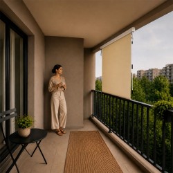 Balkónová roleta 160x250 Solano II - béžová