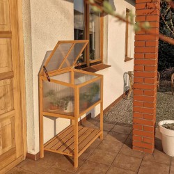 Mini dřevěný skleník - Abelia - 90x50x93