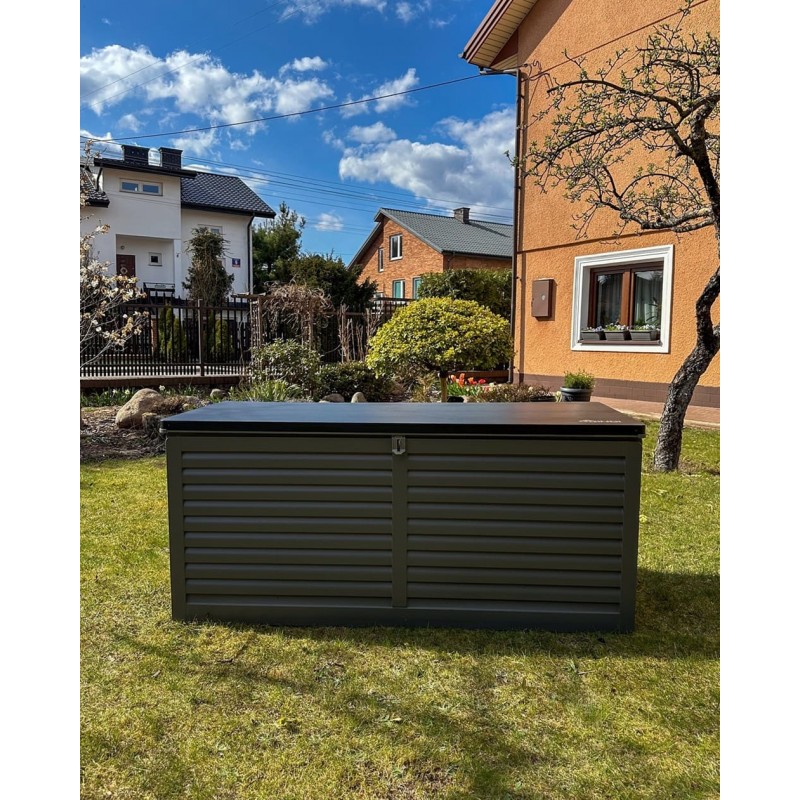 Zahradní box Columba - 490 litrů - tmavě šedá