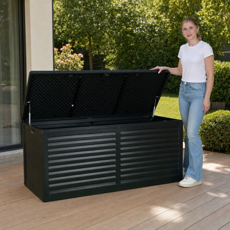 Zahradní box Columba - 490 litrů - černá