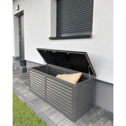 Zahradní box Larus - 390 litrů - tmavě šedá