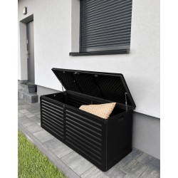 Zahradní box Larus - 390 litrů - černá