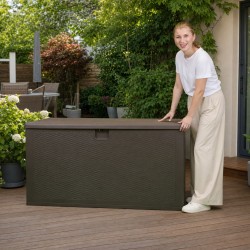 Zahradní box Rissa II - 870 litrů - hnědá
