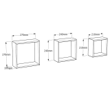 Wand-Regal-Set FSS 270/240/210 Velano - 20