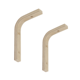 Konsole, Regalhalter WDGL 150x100 Velano - 1