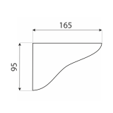 Konsole, Regalhalter WDP Velano - 3