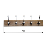 Garderobenleiste WUG SCHWARZ Velano - 9