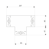 SDLPB - Flachverbinder DMX - 4