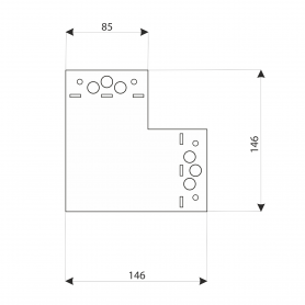 SDLPD - Flachverbinder DMX - 2