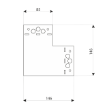 SDLPD - Flachverbinder DMX - 2