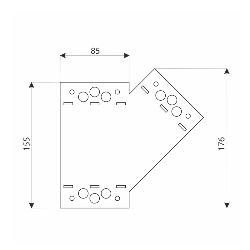 SDLPE - Flachverbinder DMX - 3