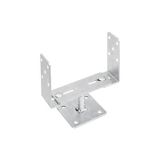 Pfostenträger – höhenverstellbar – PSRT 60-200x136x4,0