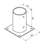 Aufschraubhülse – rund – PSPO GRUNDLINE - 2